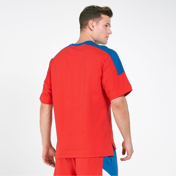 Nike Color Block Shirt ~ Red White Blue ~ Size Large ~ EXCELLENT! - Picture 2 of 10